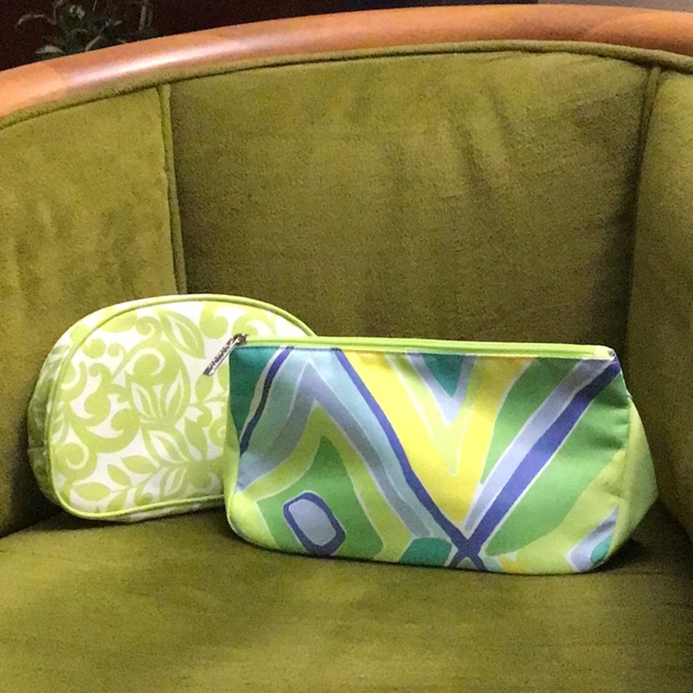 Clinique Cosmetic Bag, Set of 2, Perfect for travel or home use, NEW